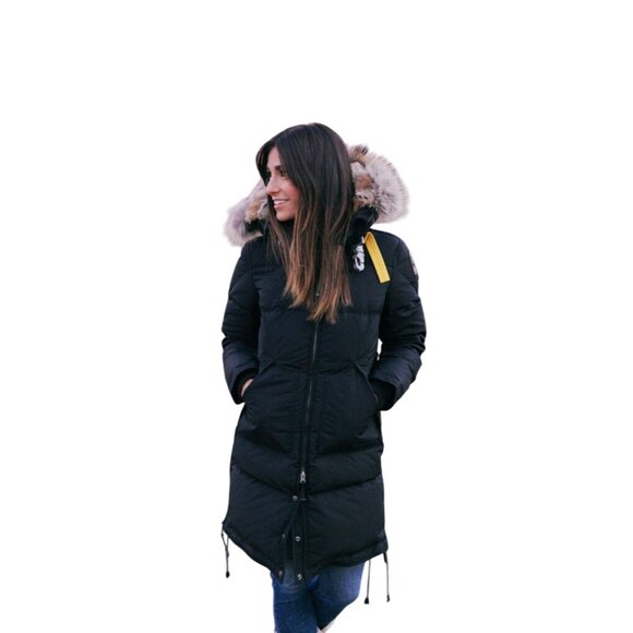 Parajumpers Women's S Long Bear Navy Blue Down Insulated Jacket Arctic Parka \* - Picture 17 of 17